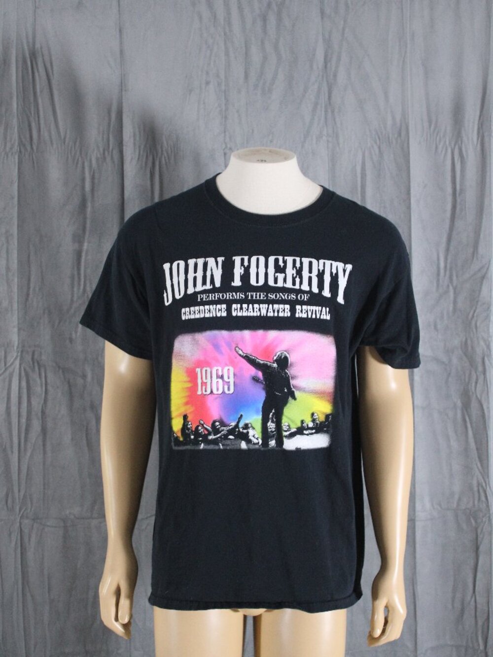Band Shirt (Retro) - John Fogerty Live Across Canada - Men's Large